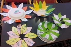 Kindness flowers made in a children’s activity